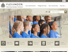 Tablet Screenshot of flossmoor.org